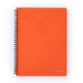 Ikervezetékes blokk A4 PP NEO COLORI narancs